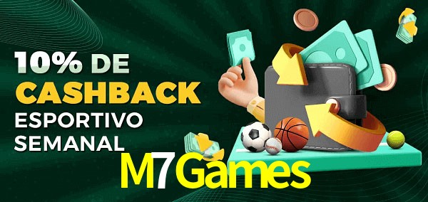 10% de bônus de cashback na M7Games